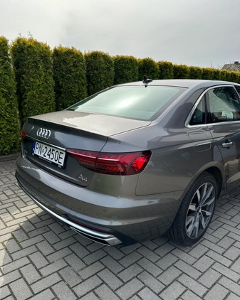 Audi A4 cena 98900 przebieg: 25000, rok produkcji 2021 z Poznań małe 137